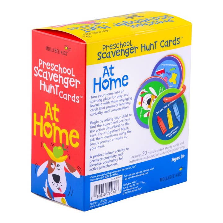 Mollybee Kids - Wholesale Learning Cards - Kids & Baby - Preschool Scavenger Hunt Cards at Home5