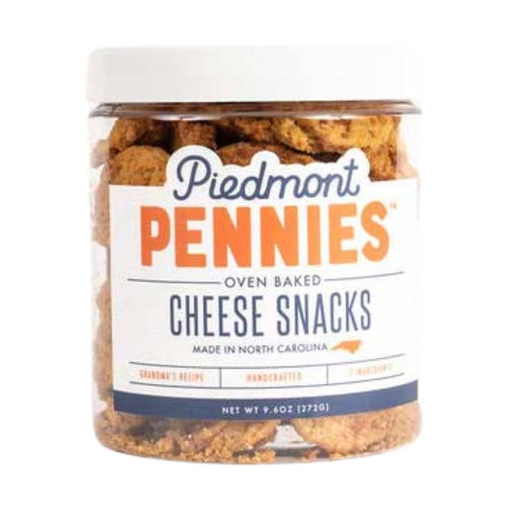 Cheddar Cheese Crackers, Gift Jars (8) for wholesale by Piedmont Pennies
