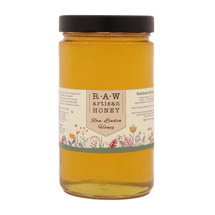 Raw Linden (Lime Blossom) Honey - 900g for wholesale by Raw Artisan Honey