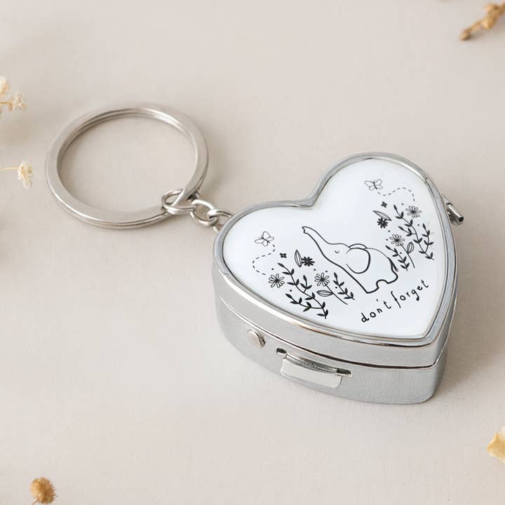 Send With Love 'Don't Forget' Heart Pill Box for wholesale by CGB Giftware