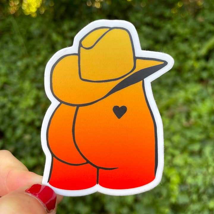 Augury Press - Vente Autocollant - Autocollant Cowboy Butt0