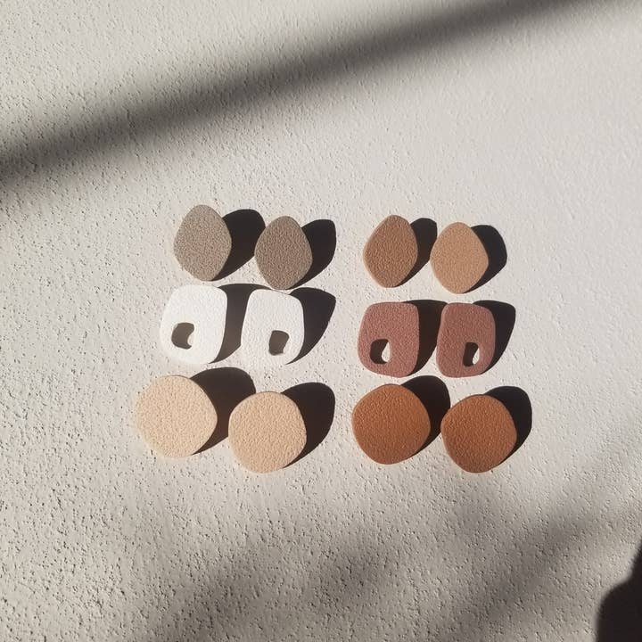 That Clay Girl Co. - Wholesale Stud/Post Earrings - RUSKA #5 | Polymer Clay Earrings | Stud Pack | 3 Pack Studs7