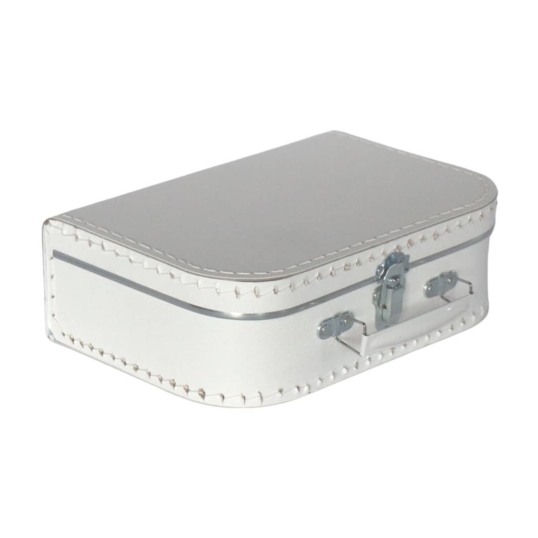 Kinderkoffertjes.nl – Großhandel Gepäck – Weiße Aktentasche 25 cm2