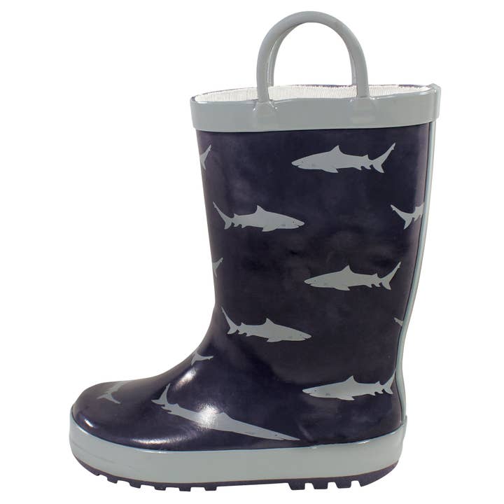 Hudson Baby Rain Boots, Sharks for wholesale by BabyVision