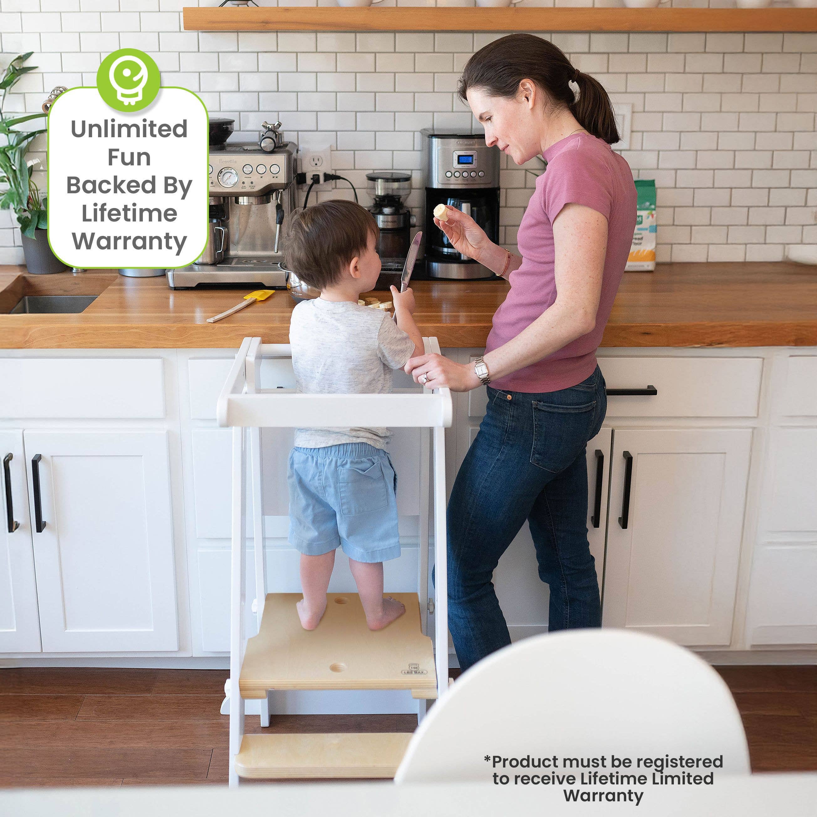 Little Partners - Vendita all'ingrosso Giocattolo in legno - Bambini - Torre di Apprendimento Pieghevole Learn ‘N Fold® per Bambini15