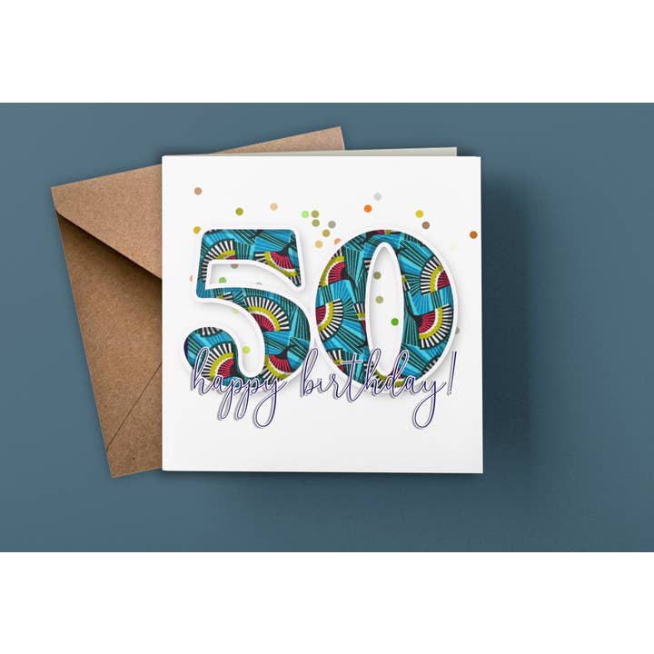 Grattis på 50-årsdagen! för wholesale av Aziza Illustrates