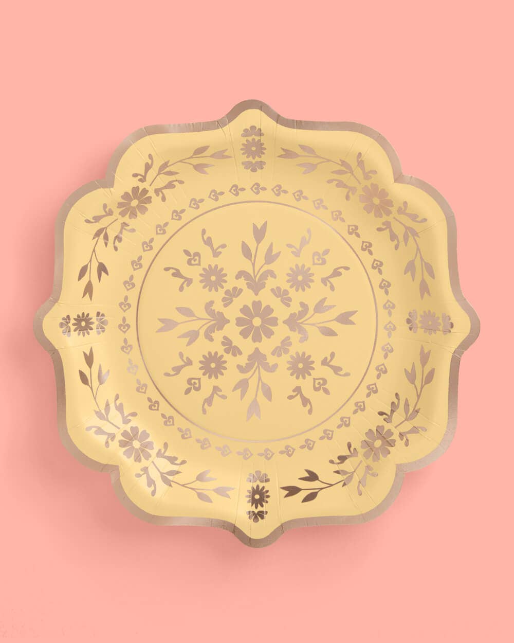 Petit Fetti - Vente Assiette jetable - Assiettes en porcelaine pastel pour fête 24 pcs, déco d'anniversaire, fête de jardin,4