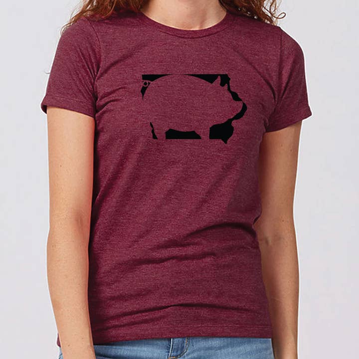 Iowa Hog Women's T-Shirt for wholesale by Iowa Awesome