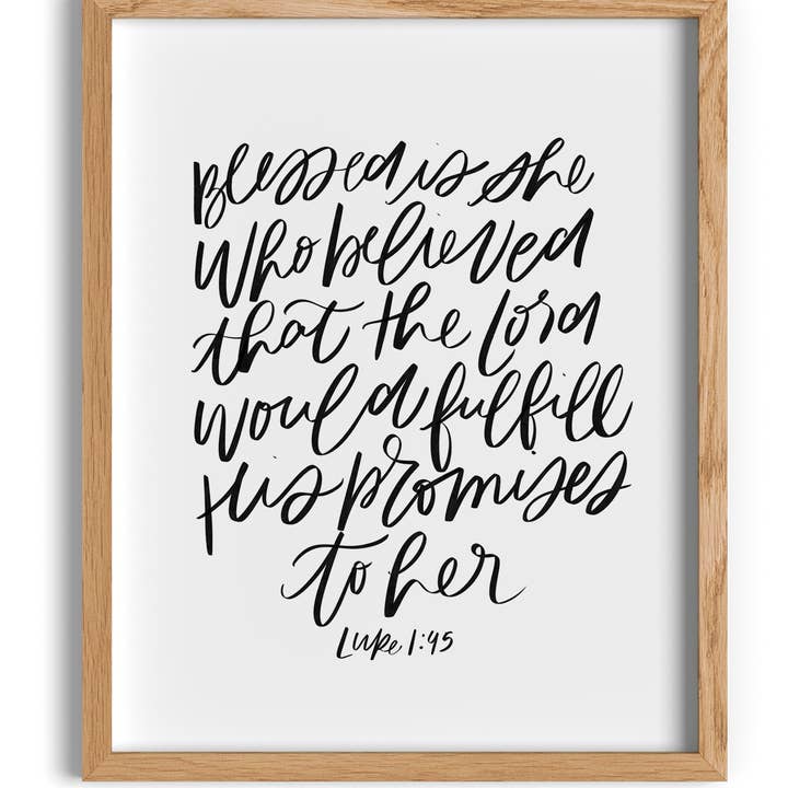 Isabela Schielke Studio - Wholesale Art Print - Blessed Is She