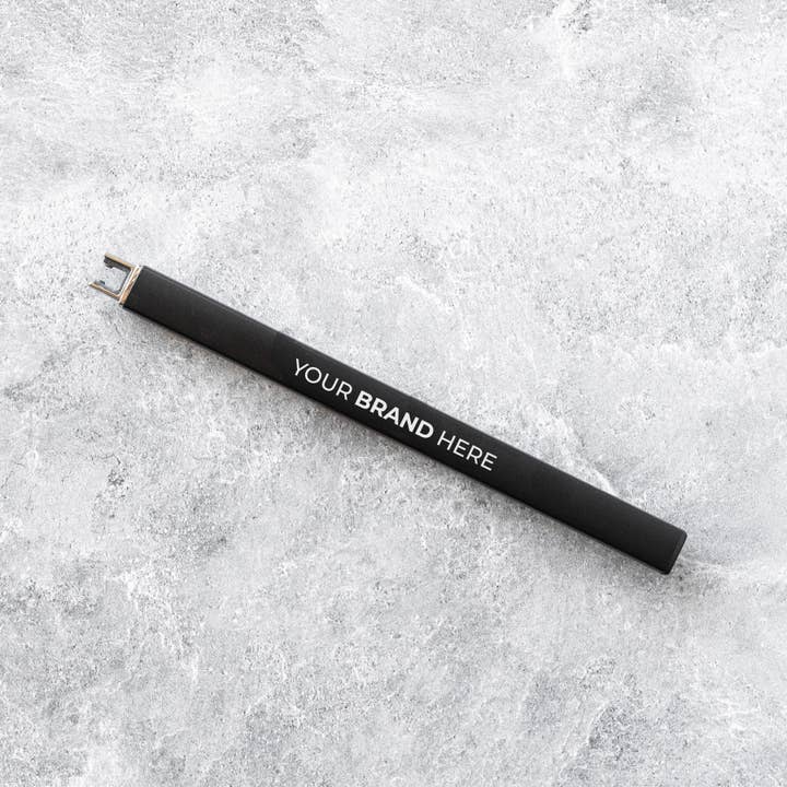 Norden Candle Supply - Wholesale Lighter - Custom Engraved Black Rechargeable Electric Lighter