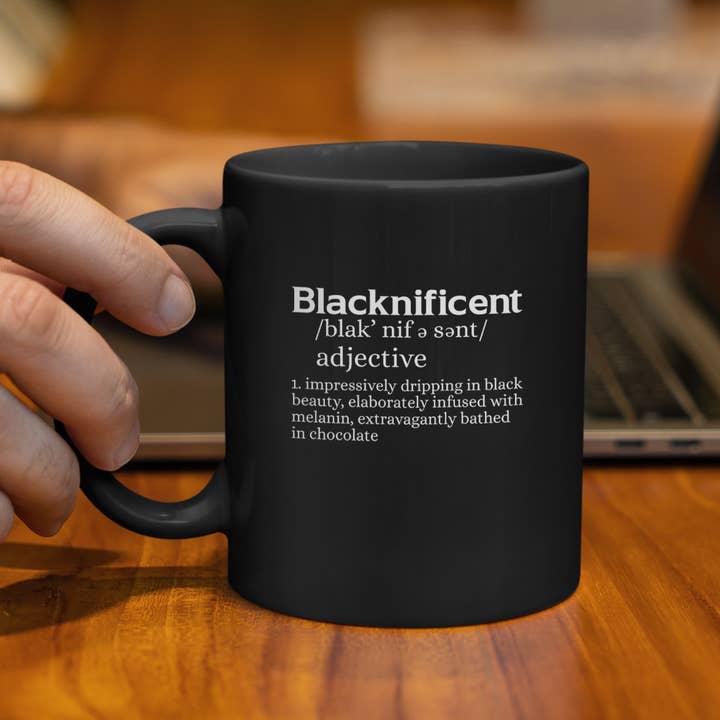 Blacknificent Mug, Black History Month Mug for wholesale on Faire