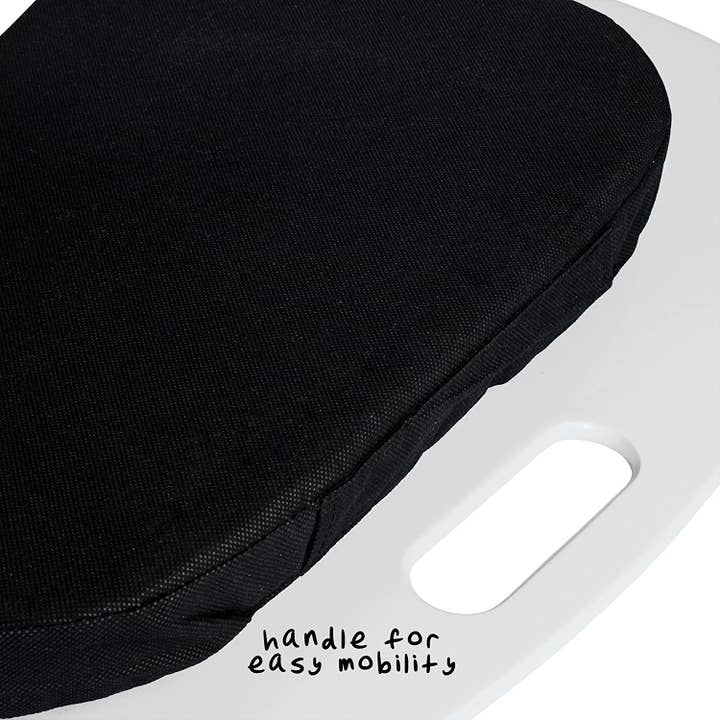 ShopBobbys – Großhandel Schreibtischunterlage – Honey-Can-Do tragbarer Laptop-Schreibtisch mit Griff, weiß, 23x16x2,5 Zoll