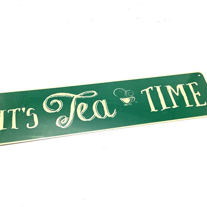 Det är te-tid gatuskylt. Kafé te-rum för wholesale av All Little Cute Things