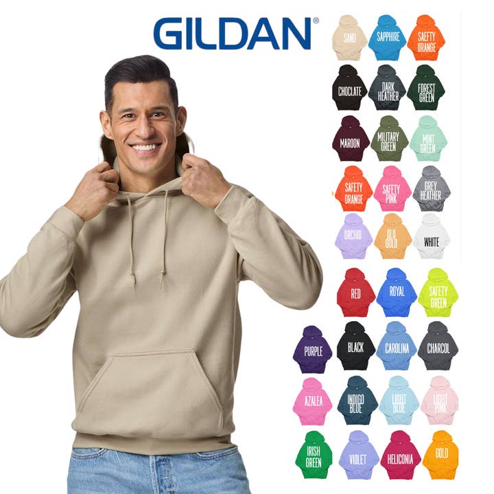 Gildan 18500 Hoodies | Heavy Blend Hooded Sweatshirt for wholesale by MYES BULK APPAREL