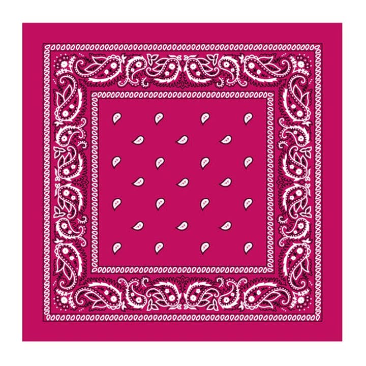PINEAPPLE Beauty – wholesale Bandana – Women's – Kaiser OFB-8012z Hot Pink Bandana - 12pcs1