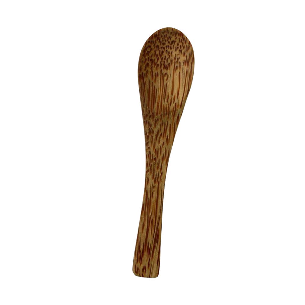 VIE – Colher de cozinha por atacado – Colher de madeira de coco, miniatura 12cm3