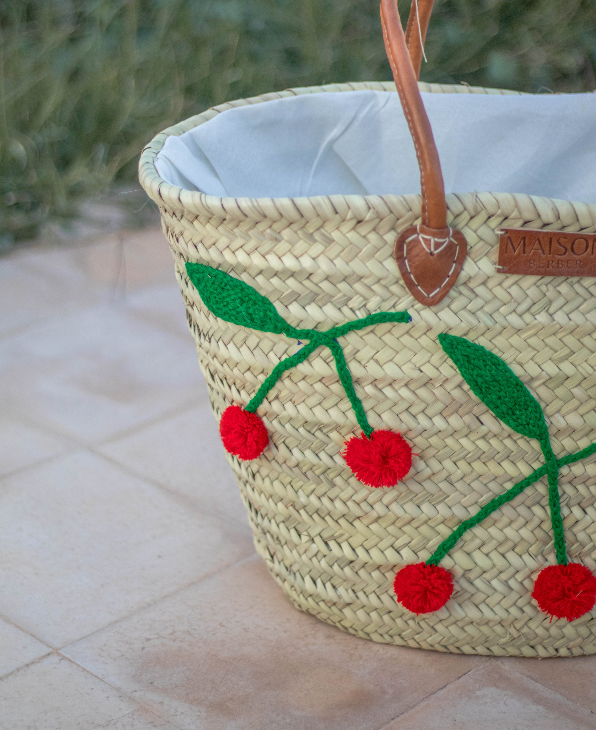 Maison Berber - Wholesale Strandtas - Handgemaakte strooien boodschappentassen1