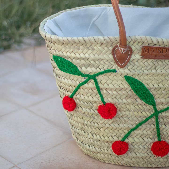 Maison Berber - Wholesale Strandtas - Handgemaakte strooien boodschappentassen1