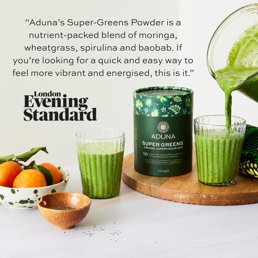 Aduna Superfoods - Wholesale Protein/Superfood Powder - Super Greens Superfood Blend | Immunity & Energy | 275g3