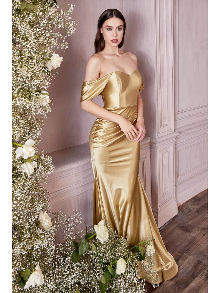 Ladivine by Cinderella Divine – Großhandel Abendkleid – Damen – TRÄGERLOSES, ENG ANLIEGENDES KLEID AUS SATIN8