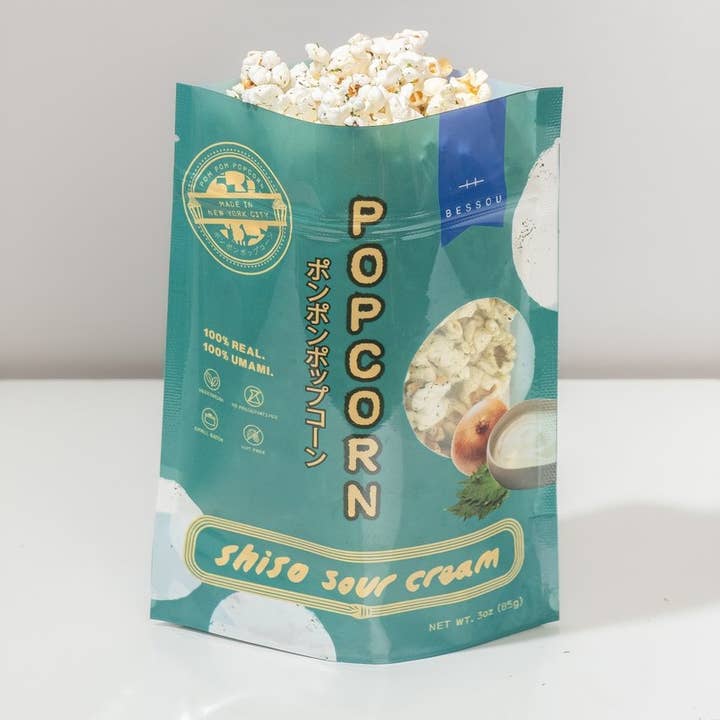 Popcorn, Shiso gräddfil för wholesale av Pom Pom Popcorn by Bessou