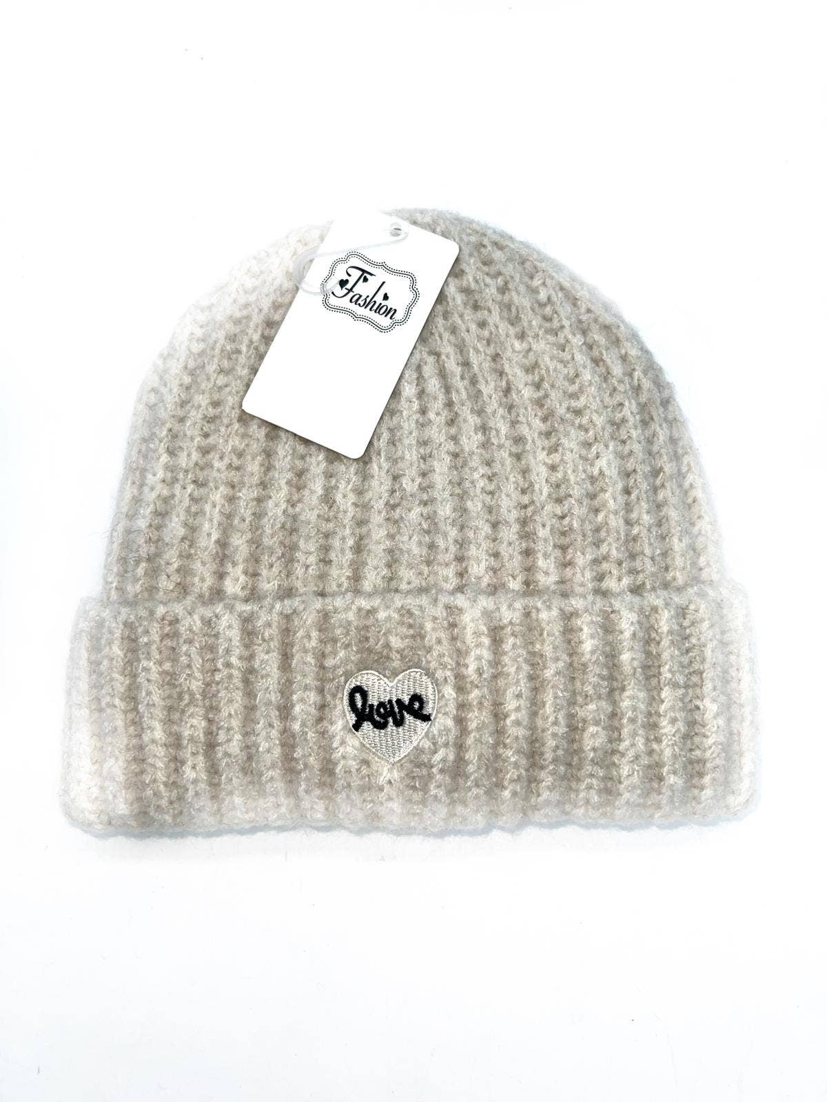 LINETA – Engroshandel Beanie - Dame – BX-26 Hætte "kærlighed" med foring3