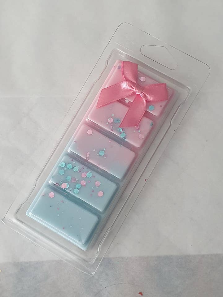Baby Talc Wax Melt Snap Bar for wholesale by The Smelly Unicorn