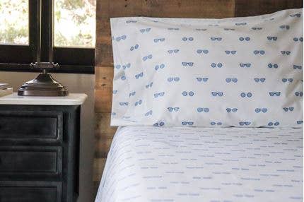 Thread Experiment - Wholesale Sheet Set - Spectacles Sheet Set - Blue1