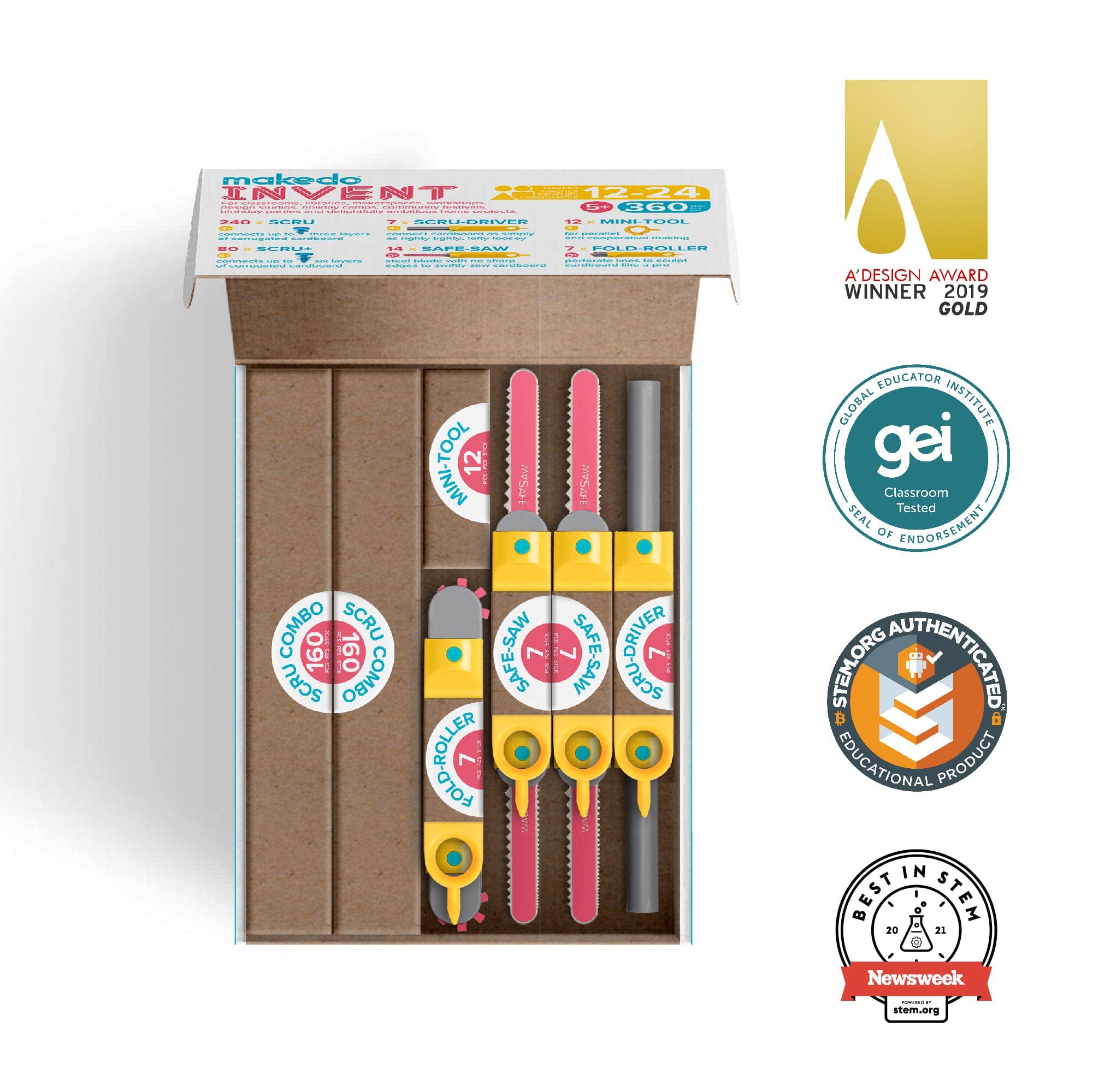 Makedo - Wholesale DIY Craft Kit - Kids - Invent Kit | Makedo Cardboard Construction13