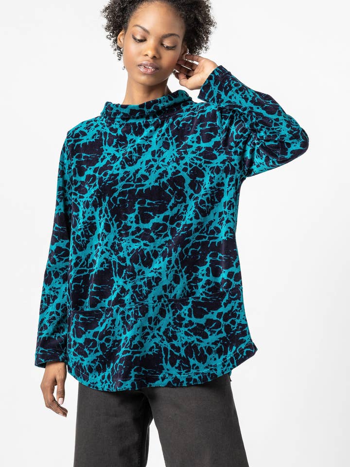 Top en velours Tamara pour la vente par Komil