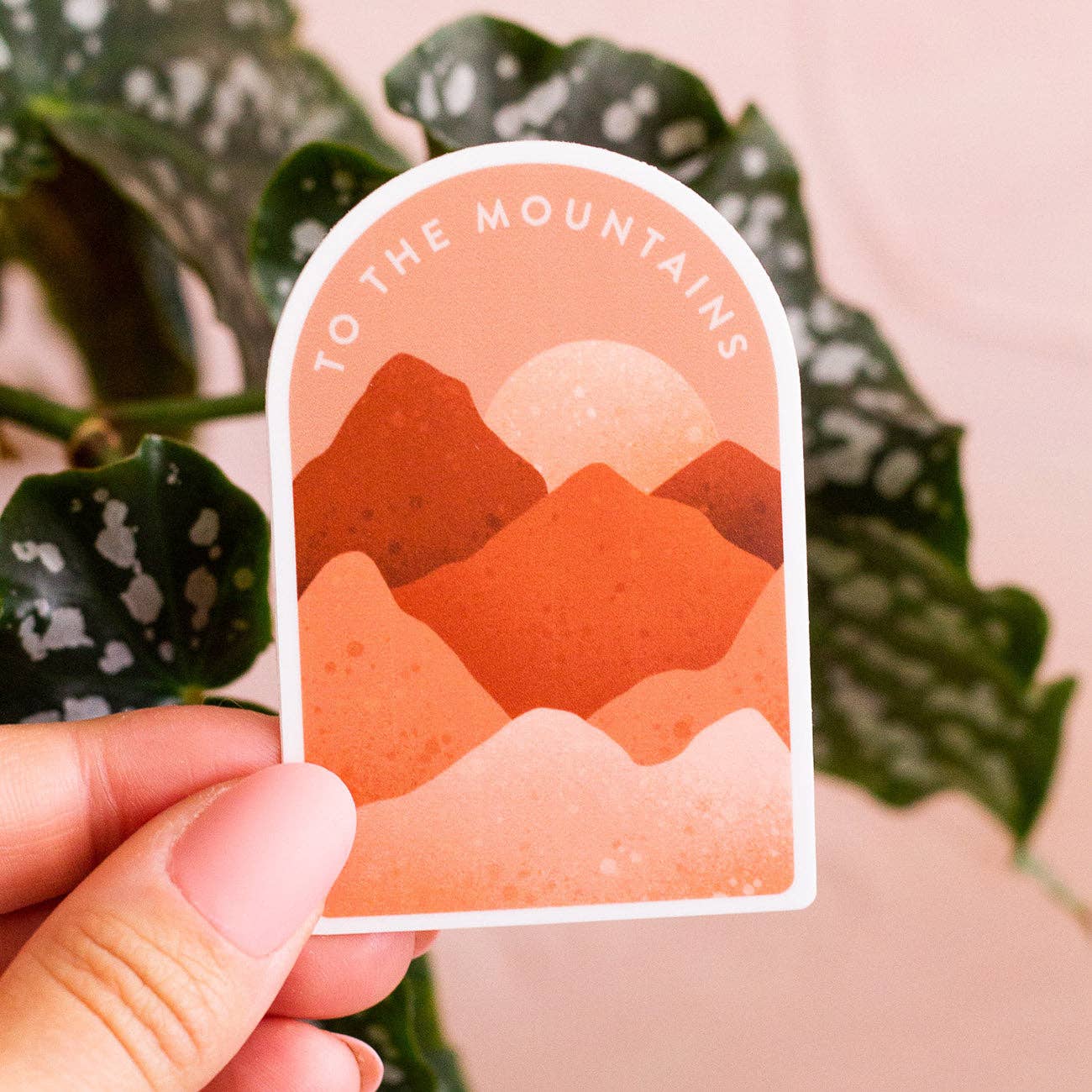The Print Pantry - Wholesale Sticker - To The Mountains Sticker