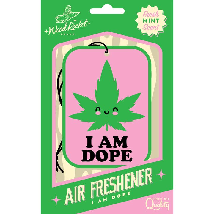 Pink I Am Dope Air Freshener, VAF-017 for wholesale on Faire1