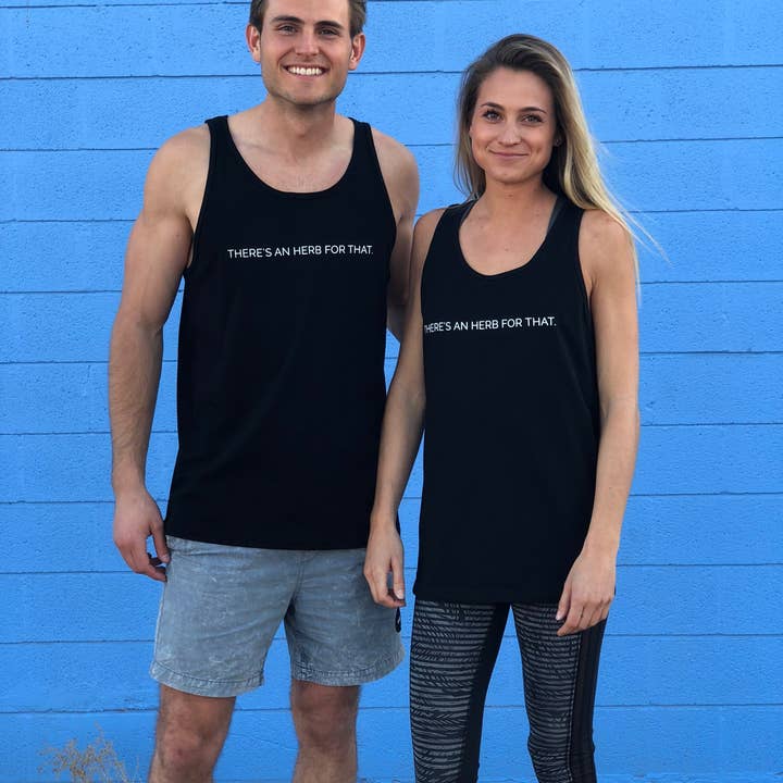 Il y a une herbe pour ça. - Débardeur unisexe pour la vente par Wild Sun Wellness