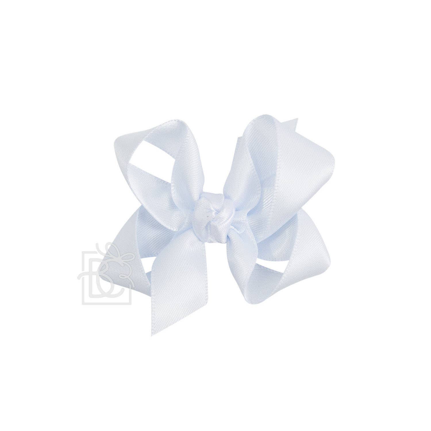 Beyond Creations, LLC - Wholesale Hair Bow - Kids - SATIN BOW ON CLIP180