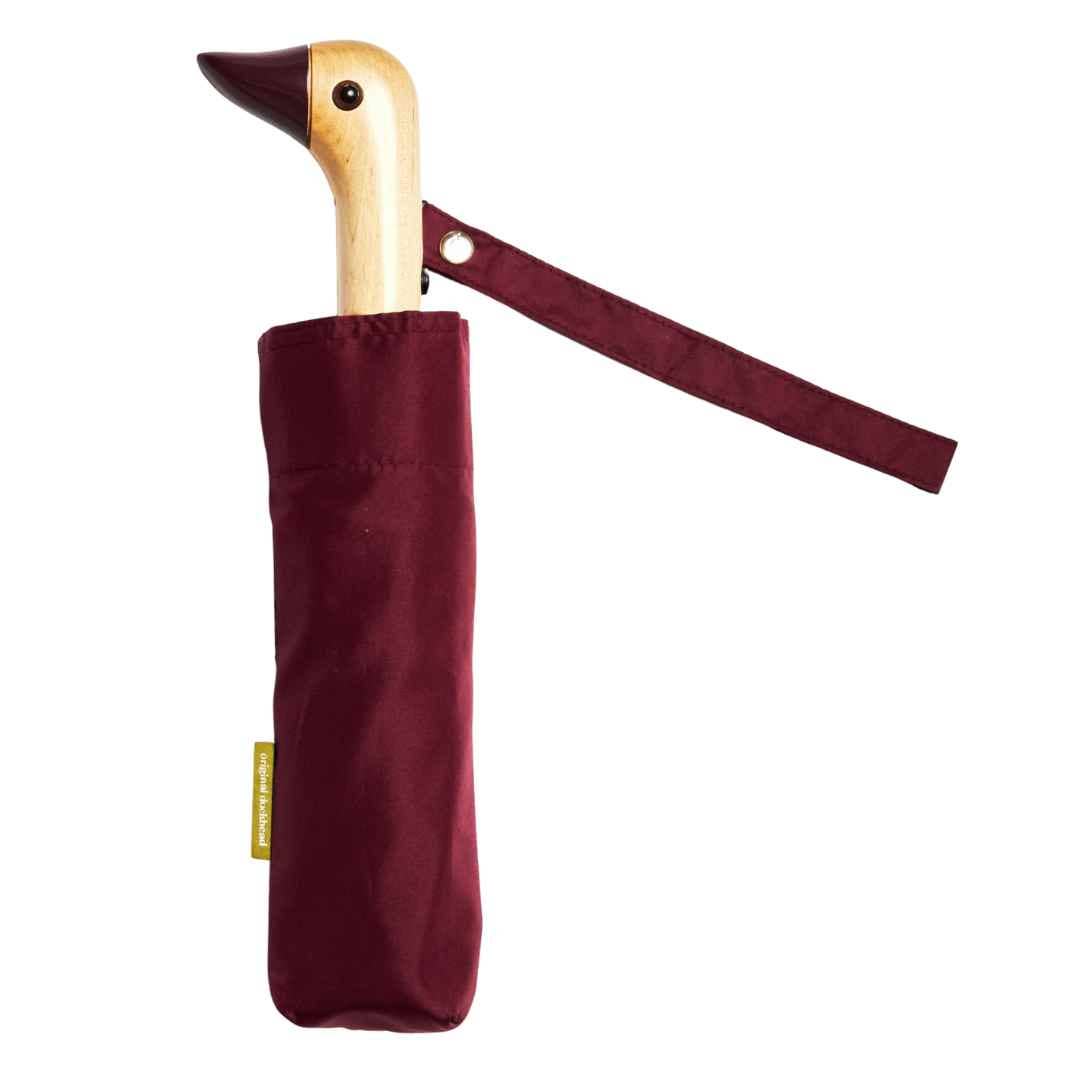 Original Duckhead USA - Vente Parapluie – unisexe - Parapluie Compact Original Duckhead Éco-Responsable Cerise1