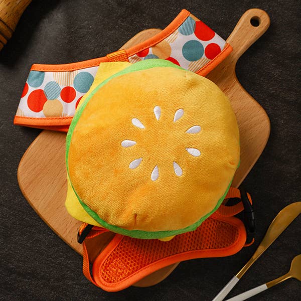 Hugsmart Products Inc - Wholesale Pet Carrier - Dog - HugSmart Pet– Pooch Pouch | Cheeseburger Backpack5