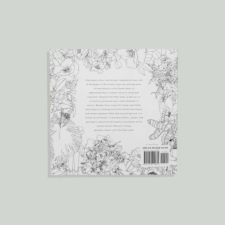 Paige Tate & Co. - Wholesale Coloring & Activity Book - Adult - The Plant Lady: A Floral Adult Coloring Book -Valentine Gift2