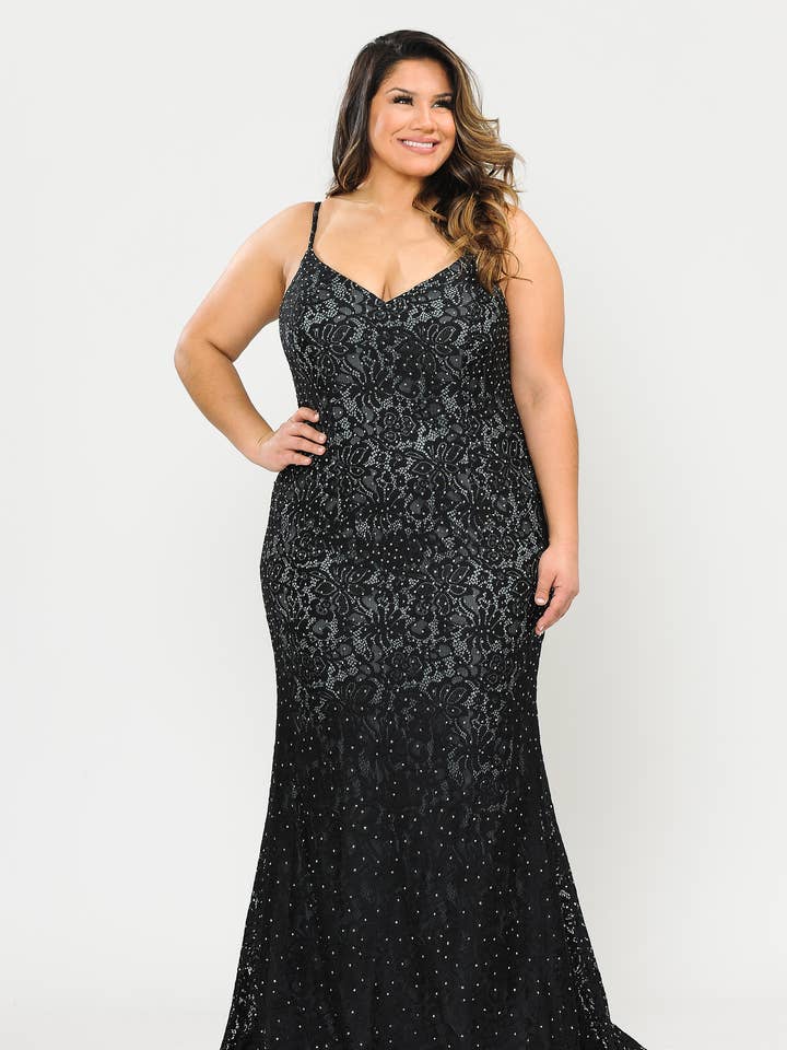 W1090 Affichez votre élégance avec ce corsage lacé long au sol pour la vente par POLY USA