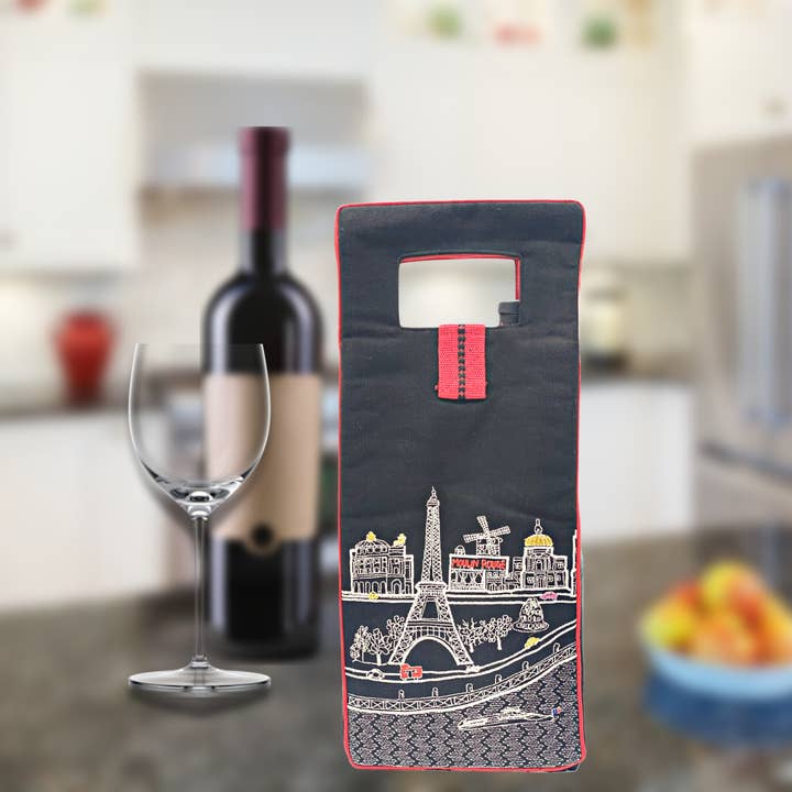 GESCHENKTÜTE PARIS WEIN für den Großhandel von Beyond Cushions Corporation