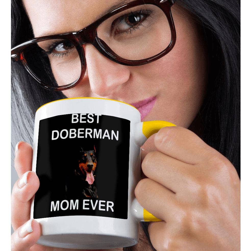 3dRose - Wholesale Coffee Mug - 3dRose, Doberman Dog with Best Doberman Mom Ever Gift, Mug1