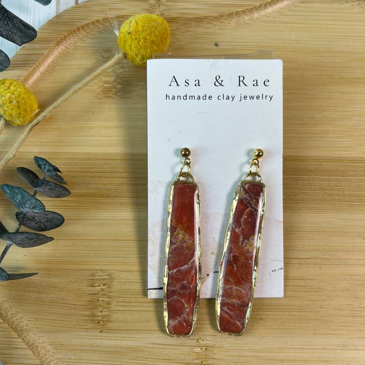 Asa&Rae - Wholesale Dangle Earrings - Oblong Rectangle Dangle11