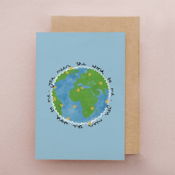 World To Me for wholesale by Lib's Cards