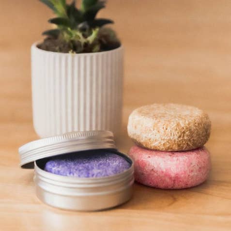 EcoStrength - Wholesale Shampoo puck/solid shampoo - Organic Rose Essential Oil Shampoo Bar2