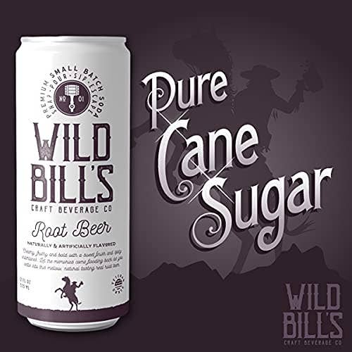 Wild Bill’s Craft Beverage Co. - Wholesale Soda/Carbonated Drink - Root Beer - Premium Cane Sugar Soda, 12-Pack, Cans7