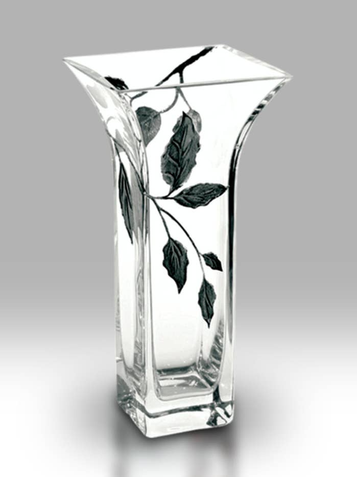 Silver Leaf - 22,5 cm Flared Vas för wholesale av Nobile Glassware Ltd.