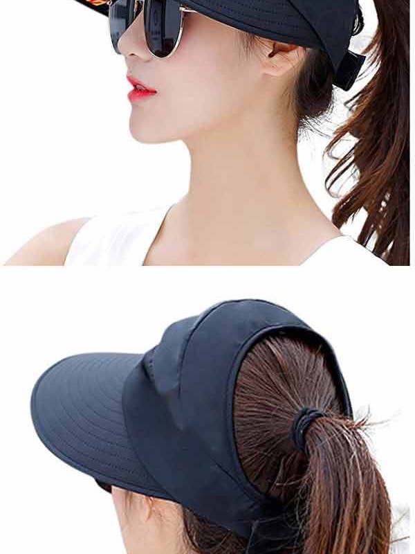 ( #MIX82 ) VISIERA DA SOLE PIEGHEVOLE A TESA LARGA per la vendita all'ingrosso da parte di Jewelry Max