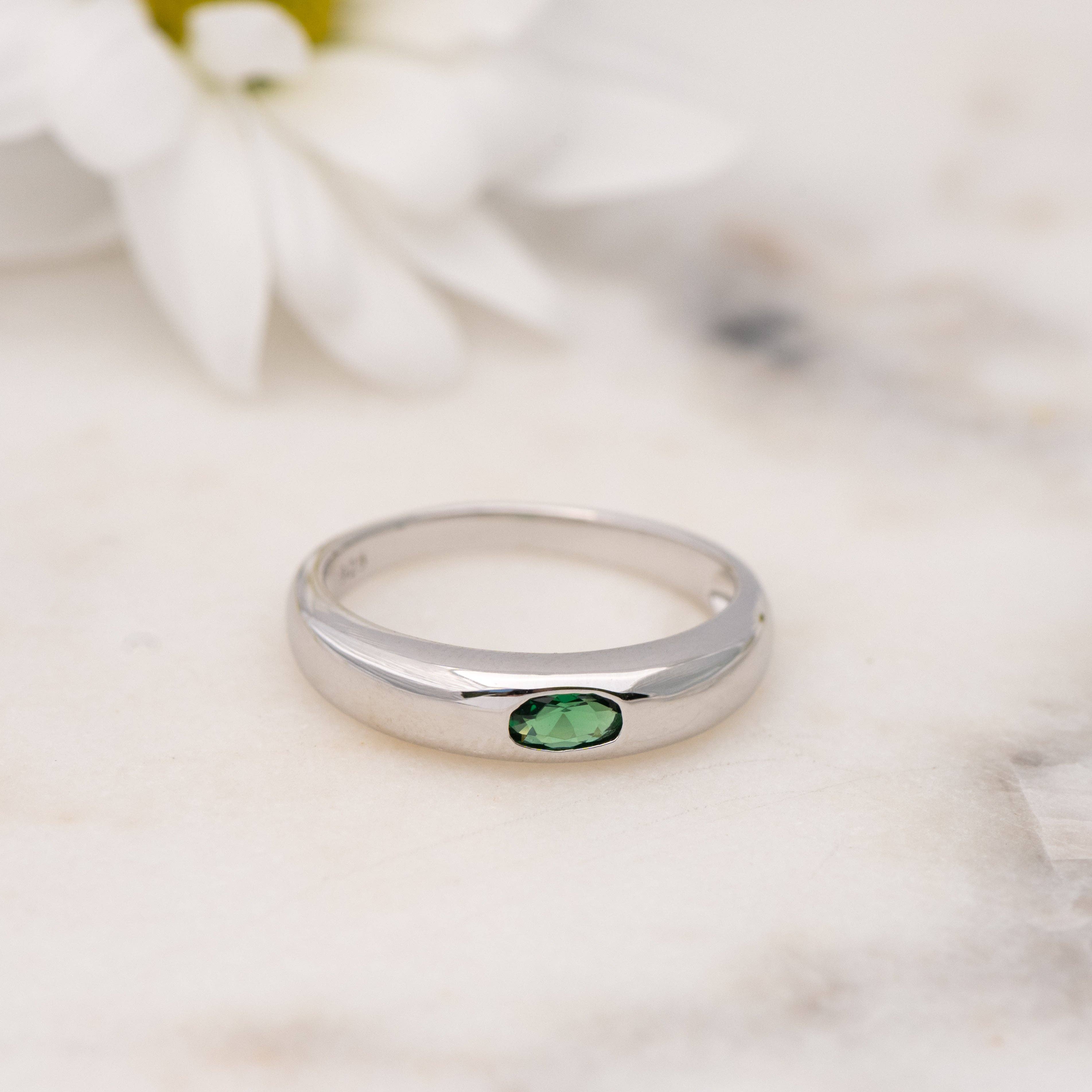 Sami Jewels - Wholesale Single Stone/Solitaire Ring - Emerald Dome Ring6