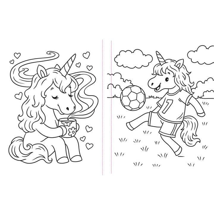 Cottage Door Press - Wholesale Coloring & Activity Book - Kids & Baby - Totally Awesome Unicorn Coloring Book with Stickers2