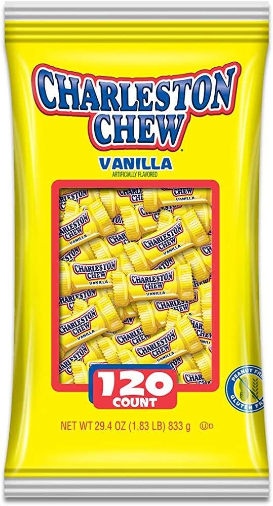 Royal Wholesale - Wholesale Chocolate Covered Sweets - Tootsie Charleston Chew Vanilla Mini 120ct0