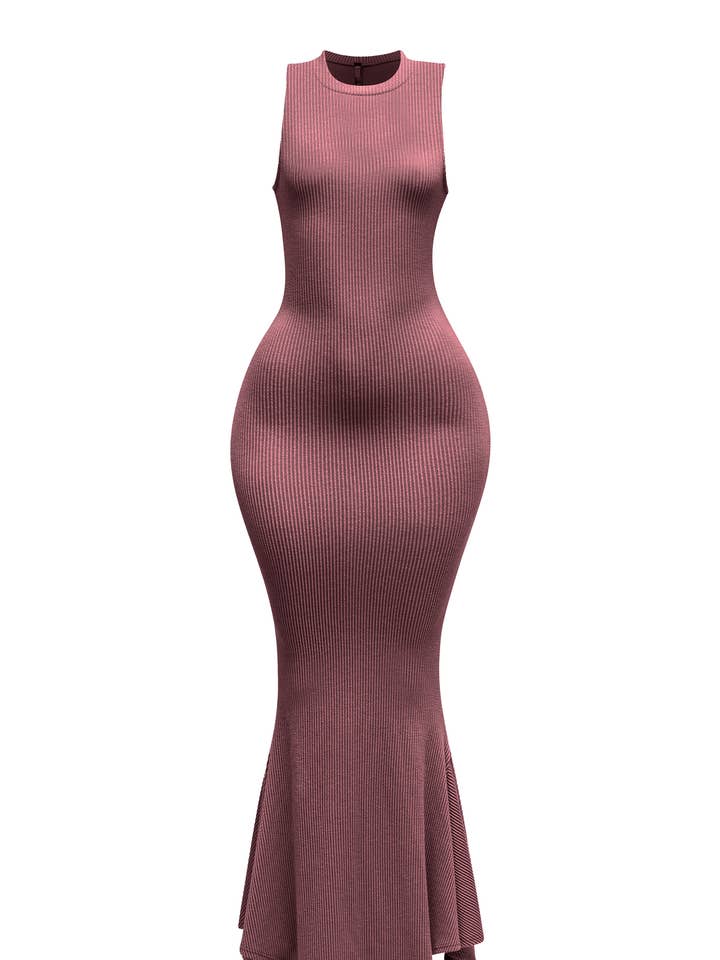 Sleeveless mermaid maxi dress for wholesale by K Too